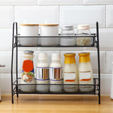 2 Tier Shelf Rack Organizer