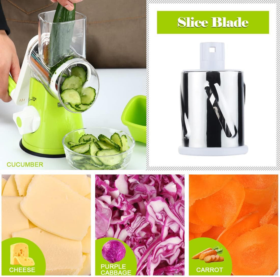 Manual Rotary Vegetable Slicer Cutter