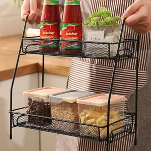 2 Tier Shelf Rack Organizer