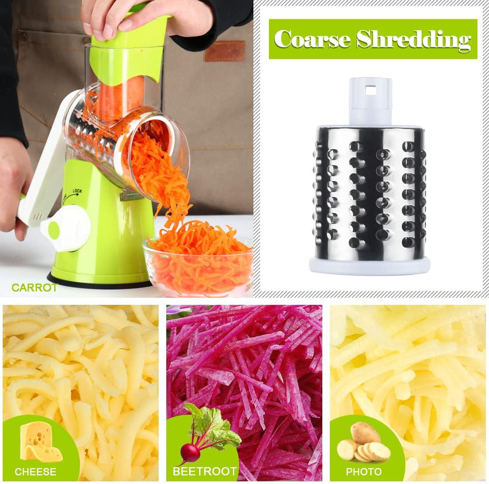 Manual Rotary Vegetable Slicer Cutter